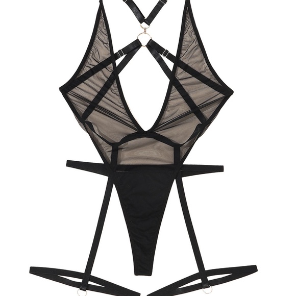 Mesh halter teddy - Picture 11 of 16